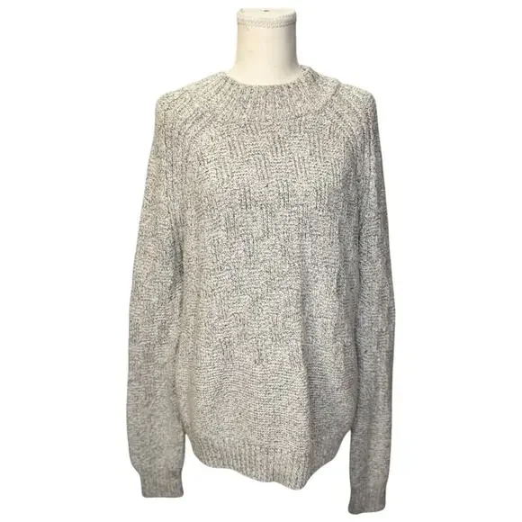 prAna Sky Meadow Sweater Large Recycled Cotton Knit Outdoor Gorpcore Ethical - Picture 2 of 16